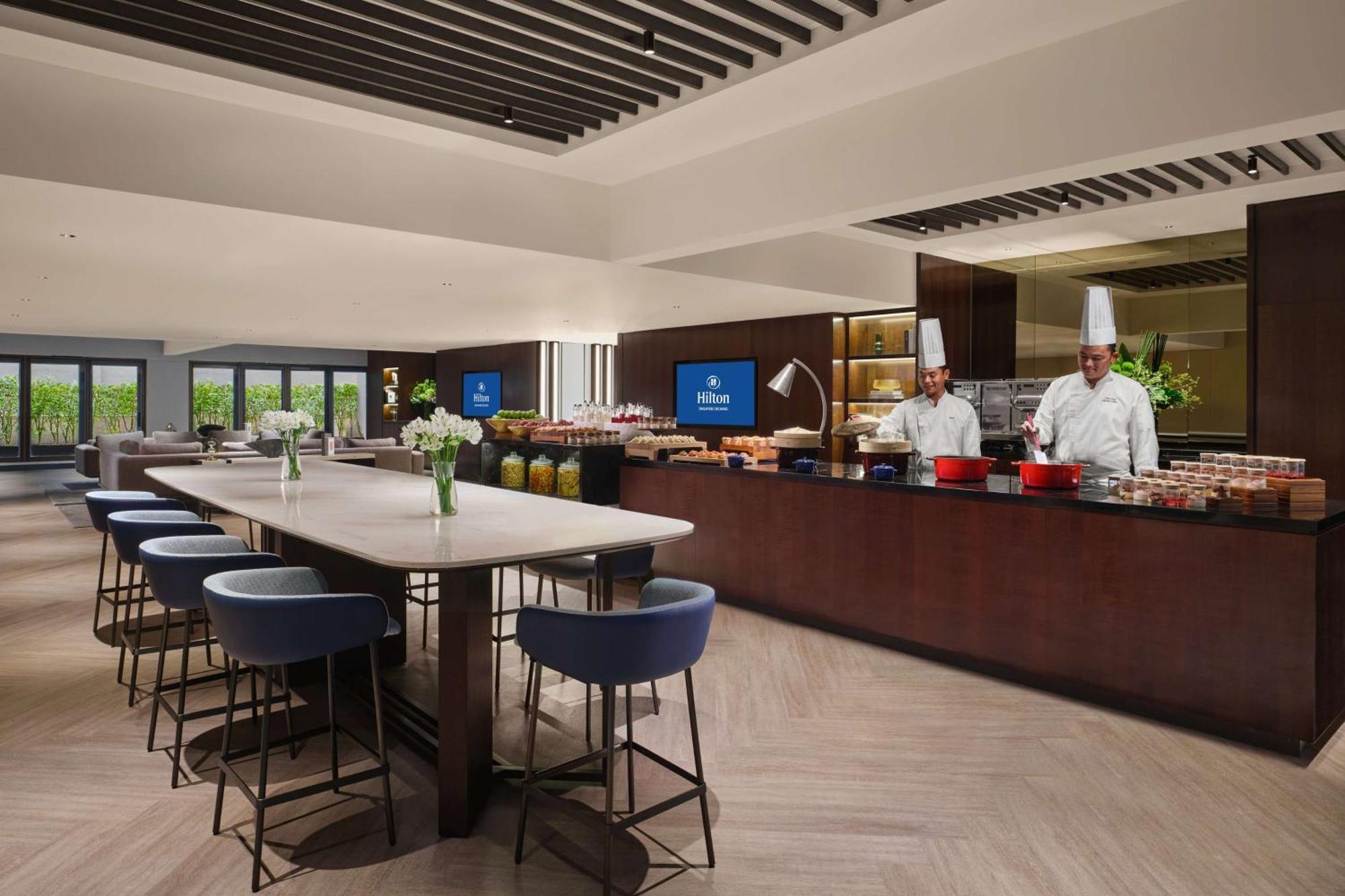 ฮิลตัน สิงคโปร์ ออร์ชาร์ด Hotel ภายนอก รูปภาพ The new lounge at KLIA