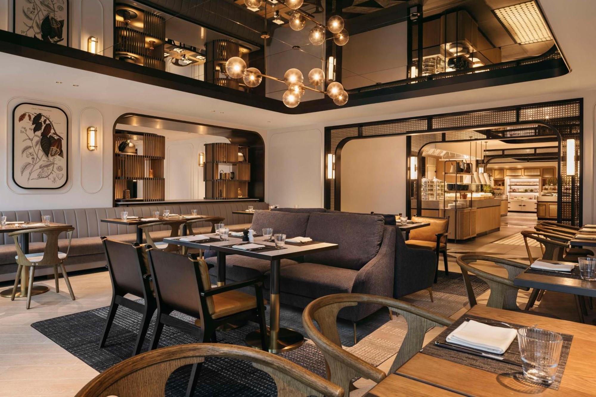 ฮิลตัน สิงคโปร์ ออร์ชาร์ด Hotel ภายนอก รูปภาพ The interior of the restaurant