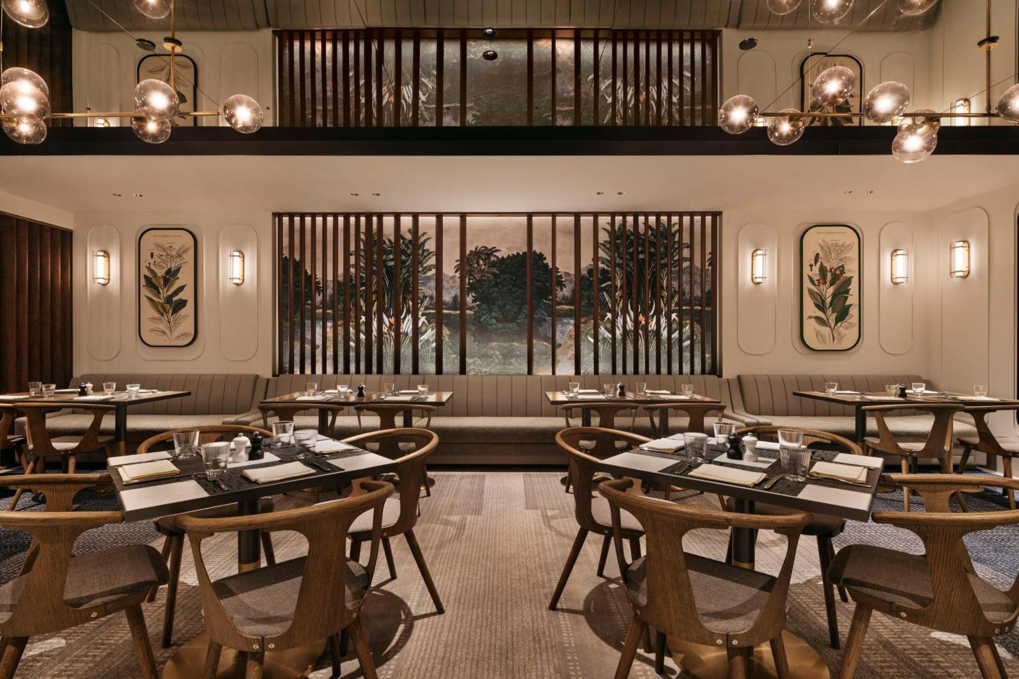 ฮิลตัน สิงคโปร์ ออร์ชาร์ด Hotel ภายนอก รูปภาพ Interior of the restaurant