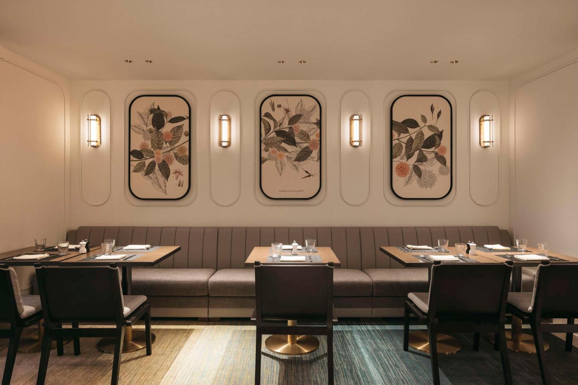 ฮิลตัน สิงคโปร์ ออร์ชาร์ด Hotel ภายนอก รูปภาพ Interior of the restaurant